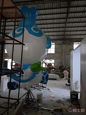 【厂家定制玻璃钢大型卡通人物动物雕塑公仔造型雕塑幼儿园商场摆件】 - 产品库