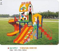 幼儿园滑梯图片|幼儿园滑梯样板图|广西生产儿童幼儿园滑梯厂家在哪-柳州市沛迪园林景观户外产品(图)
