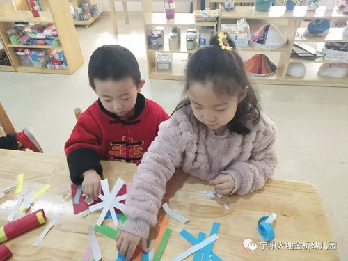宁阳大地金桥幼儿园春节系列活动之五 年货铺子商品创作